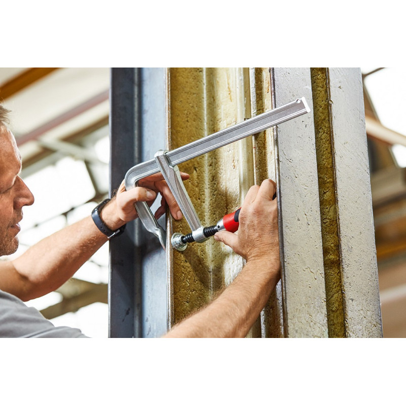 Сталевий слюсарний гвинтовий затискач 300x120 мм, BESSEY [GZ30-12KG]