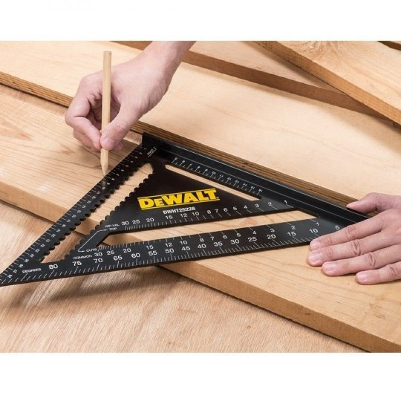 Лінійка для покрівлі DeWalt 300 мм з алюмінію [DWHT25228-0]