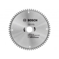 Дисковая пилка для резки алюминия, пластика, необработанной ДСП, 210x2,4/1,8x30 мм, 64 зубца, Eco for Aluminum BOSCH [2608644