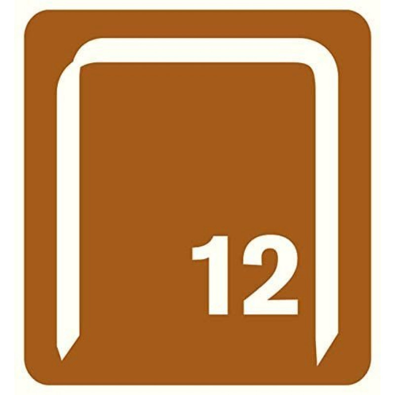 Оцинкованные скобы №12, длина 12 мм, 5000 шт. Rapid [40100520]