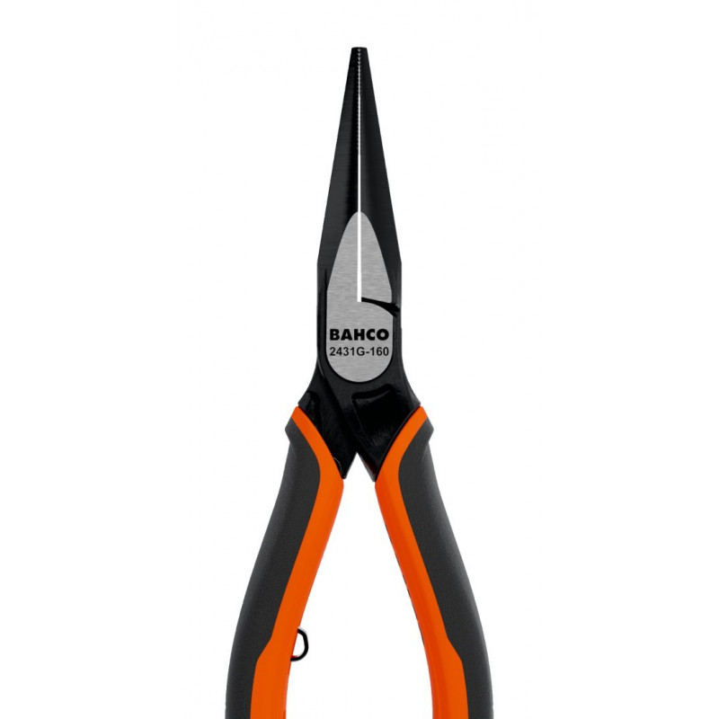 Плоскогубці з довгими губками без різака 125 мм, багатокомпонентна ручка, Bahco [2431G-125]