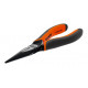 Плоскогубці з довгими губками без різака 125 мм, багатокомпонентна ручка, Bahco [2431G-125]