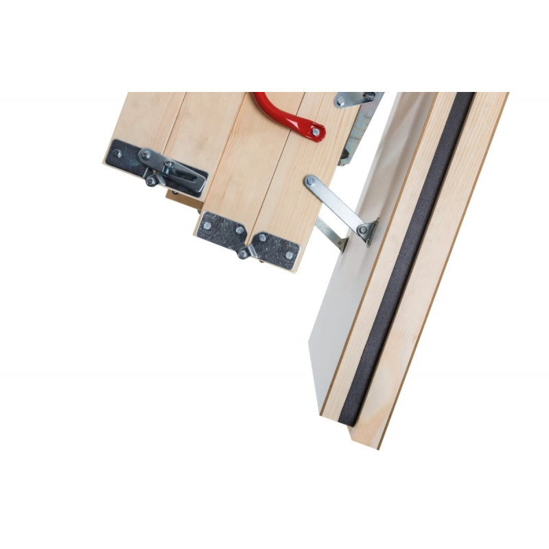 Вогнестійкі горищні сходи FAKRO LWF 60 55x100/280 | EI60 | U=0,64 Вт/м²K | дерев'яні