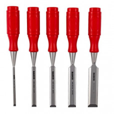 Набор стамесок Bahco для дерева, 5 предметов [9883]