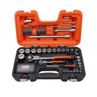 Набір із 79 торцевих ключів та біт 1/4 + 1/2, BAHCO [SW79]