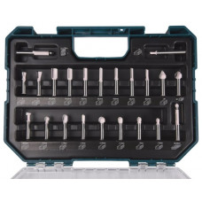 Набір із 22 фрез HM для фрезерів, хвостовик 8 мм, Makita [D-74784]