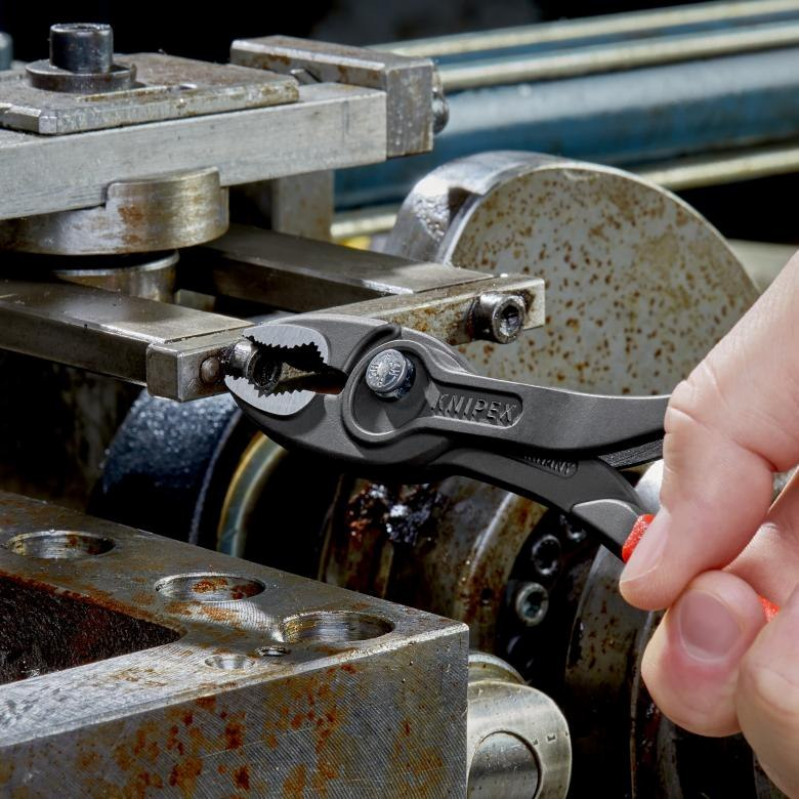 Плоскогубці з переднім та боковим захопленням 4-22 мм, TwinGrip, Knipex [82 02 200] двокомпонентні ручки