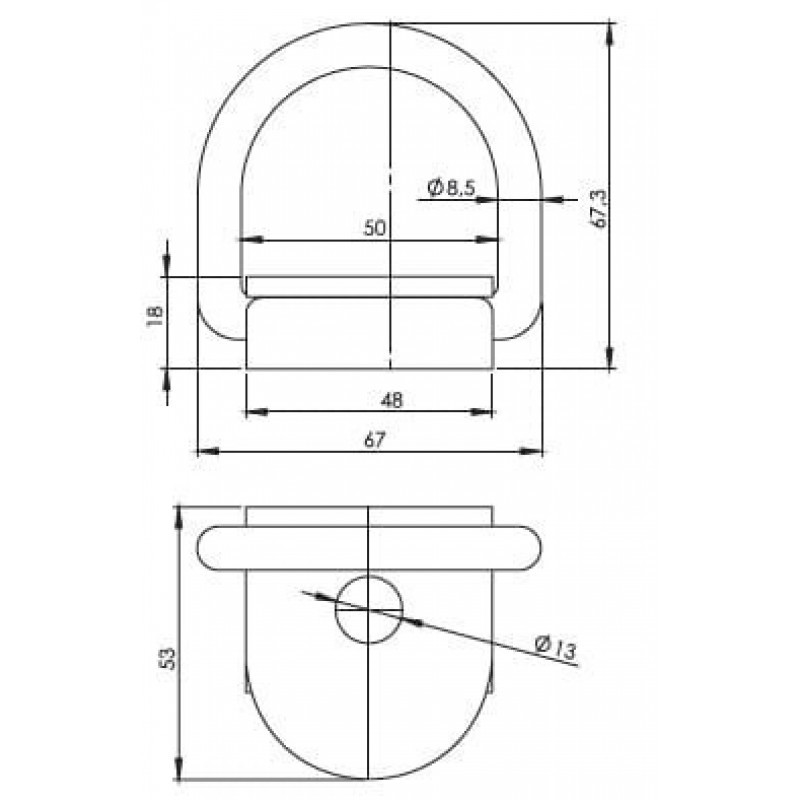 Анкерна точка типу A AT183 (AT183003 KIT) PROTEKT