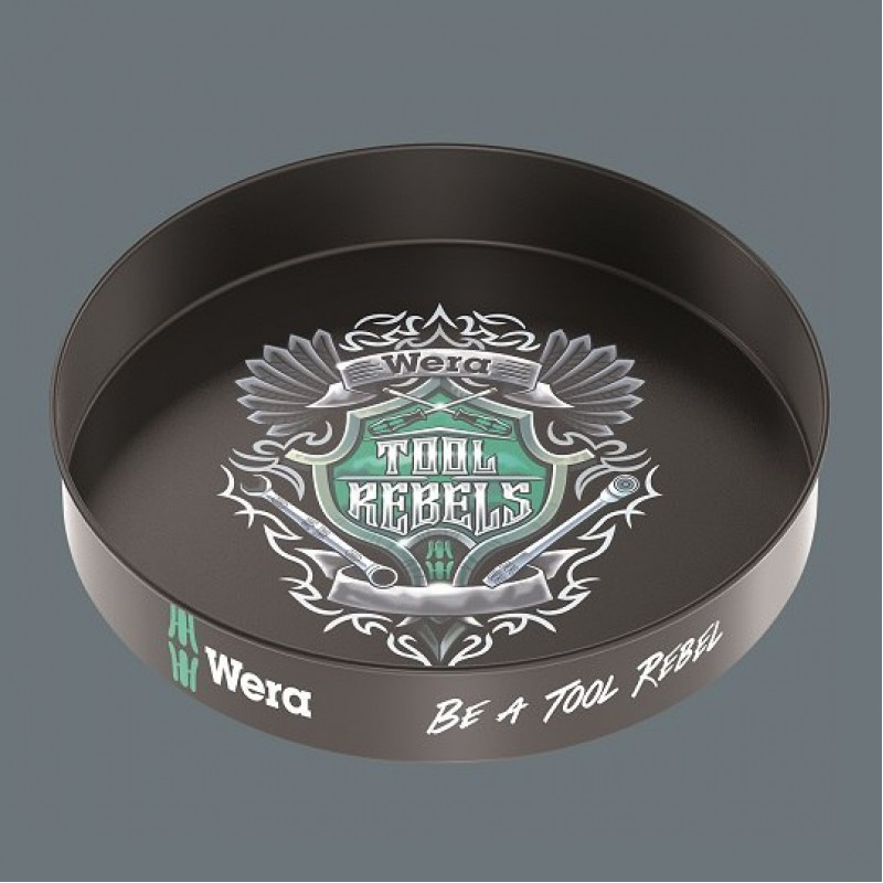 Набор из 23 отверток, шестигранных ключей и бит с лотком, открывателем и шайбами, Kraftform, Tool Rebel, WERA [051000180