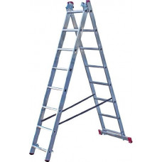 Алюмінієві двосекційні драбини 2x8 CORDA KRAUSE [030283]