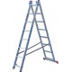 Алюминиевые двухсекционные стремянки 2x8 CORDA KRAUSE [030283]