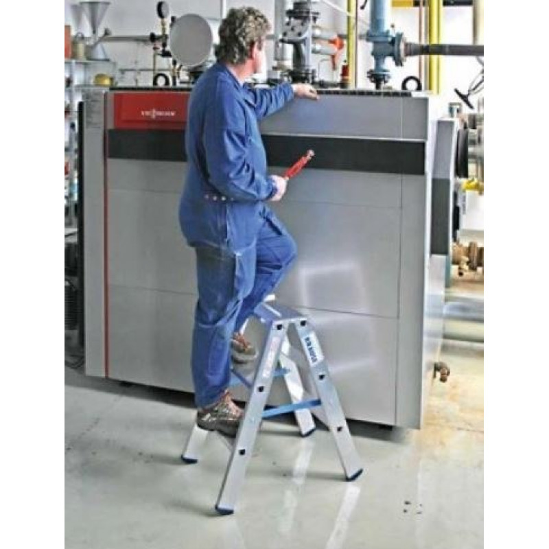 Двухсторонние лестницы 2x3 ступеньки, STABILO PROFESSIONAL KRAUSE [124715]