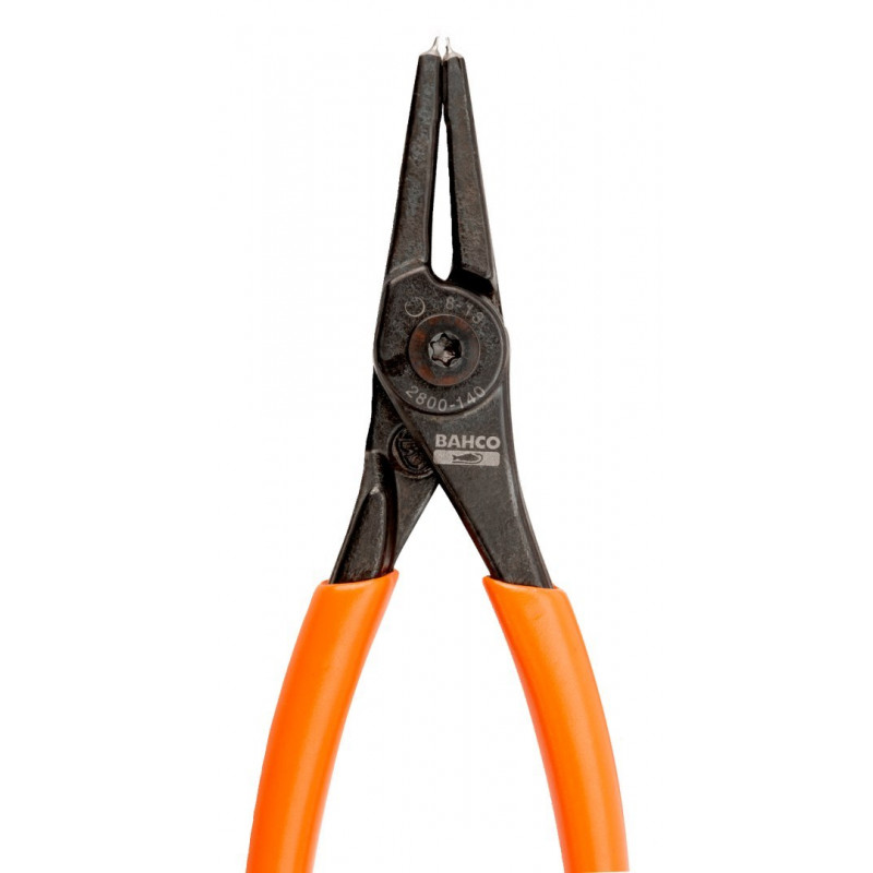 Плоскогубцы для внутренних стопорных колец, прямые, диапазон 8-13 мм, Bahco [2800-140]