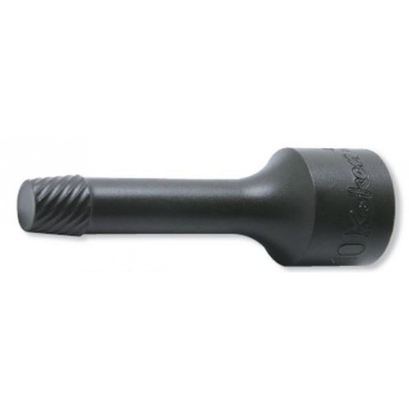 Набор из 6 длинных экстракторов для сломанных винтов с резьбой M5-M20, квадратный привод 3/8, KOKEN [RS3129/6-L60]