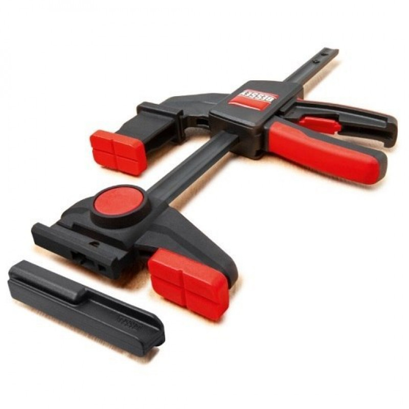 Комплект із 2 одноручних затискачів для напрямних рейок, 150x60 мм, 120-310 мм, 750N, Bessey [EZR15SET]