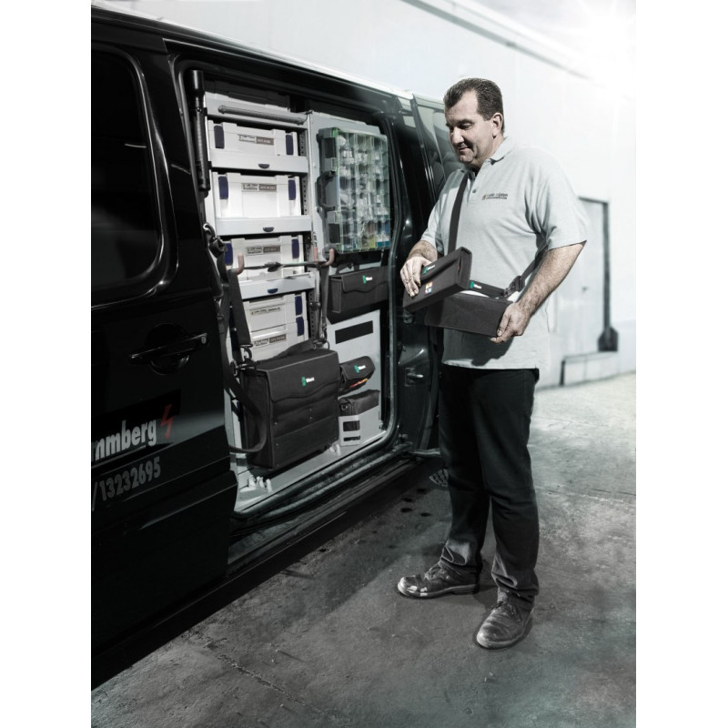 Базовый крепеж с липучкой для системы транспортировки инструментов Wera 2go 1 [05004350001]