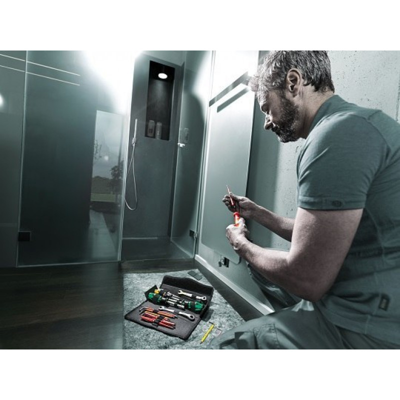 Набор инструментов для монтажа отопления и водопровода Kraftform Kompakt SH 2 Wera [05136026001] 2go, 15 частей