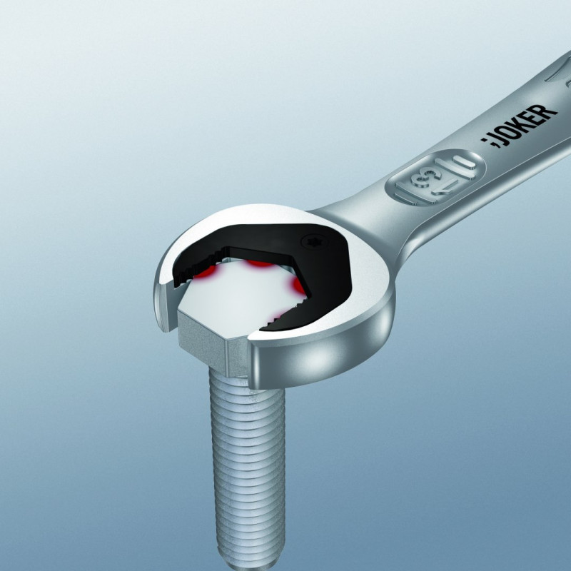 Рожковый ключ с трещоткой 8 мм, Joker 6000, WERA [05073268001]