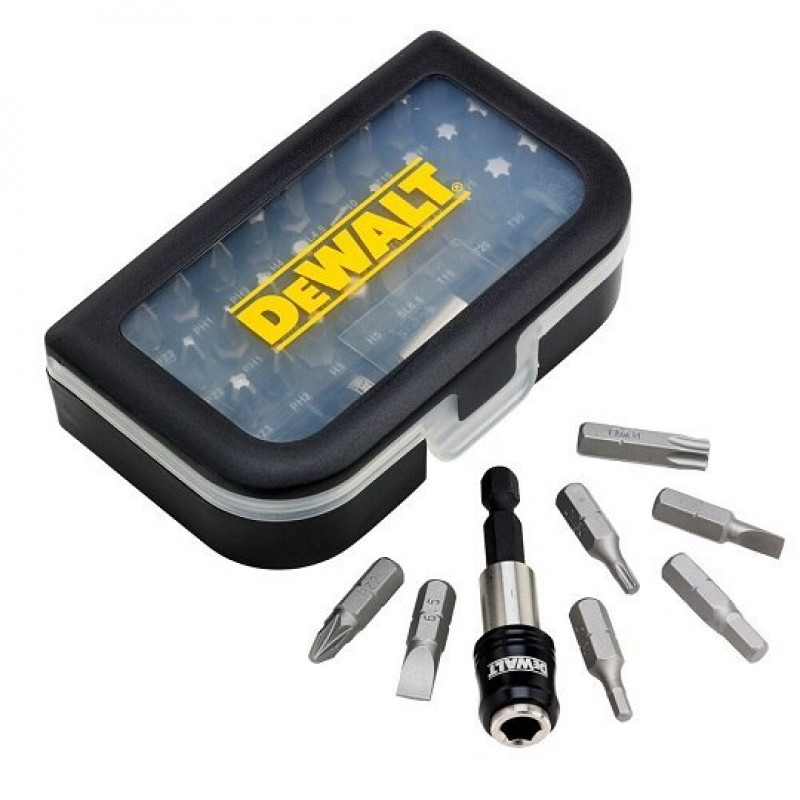 Набір біт DeWALT 1/4 з магнітним адаптером, 31 шт. [DT7944S-QZ]