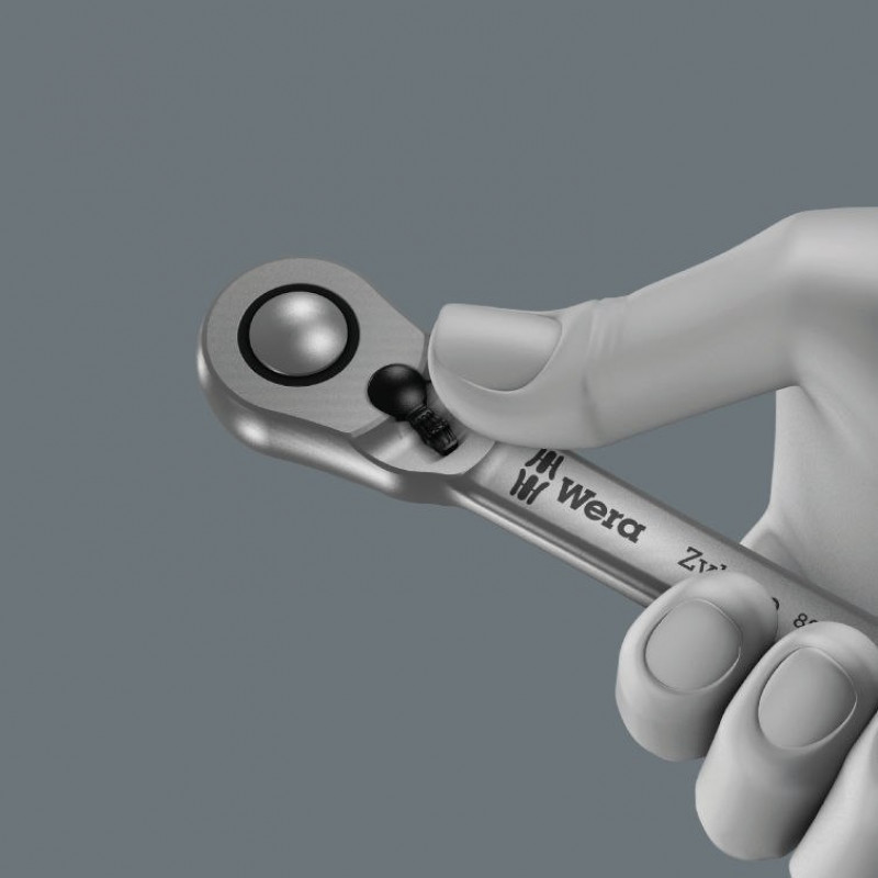 Тріскачковий ключ 1/4, 72 зуби, 141 мм, Zyklop Metal 8004 A Wera [05004004001]