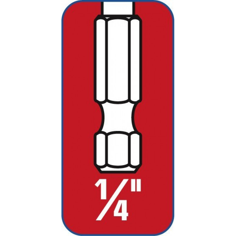Набор из 6 сверл HSS Super по металлу 1/4, ALPEN ATM-6 [0000100806100]