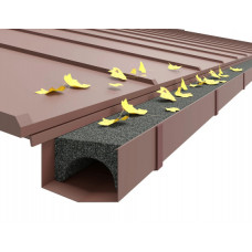 Фільтр для жолобів стандартний 125 пінопластовий прямокутний Optimum 10 м - губка для жолобів