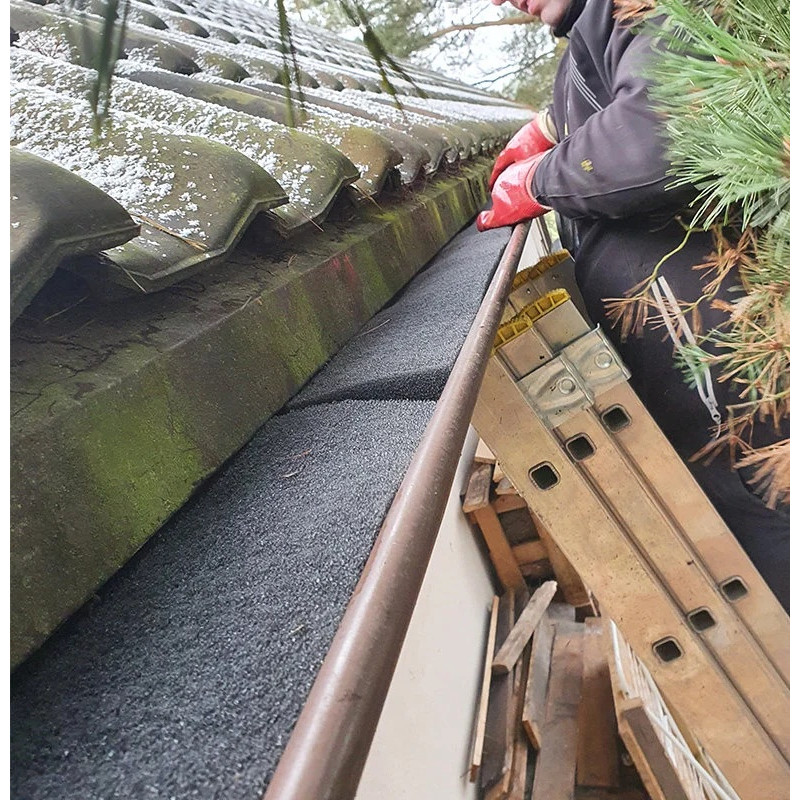 Фільтр для жолобів стандартний 125 пінопластовий прямокутний Optimum 10 м - губка для жолобів