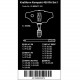 Набір із 16 біт 1/4 з Т-подібною ручкою та тріскачкою, Kraftform Kompakt 400 RA, Комплект 1 WERA [05023471001] 2go
