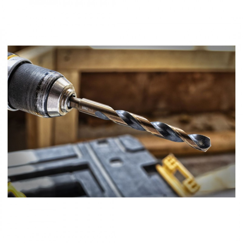 Набір із 23 металевих свердел, HSS-G ЧОРНИЙ ТА ЗОЛОТИЙ, малий міцний кейс+, DeWALT [DT70729-QZ]