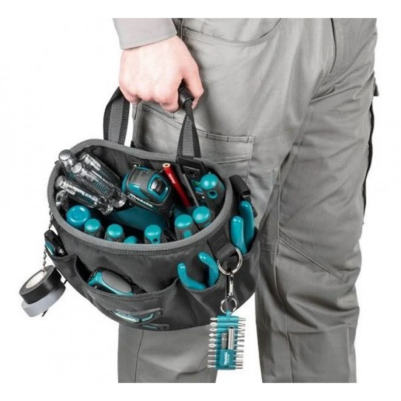 Напівкругла відкрита сумка Makita з плечовим ременем [E-05474]