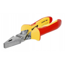Потужні комбіновані плоскогубці, HD 180 мм хромовані, ізольовані VDE, Bahco [2630SC-180]