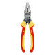 Потужні комбіновані плоскогубці, HD 180 мм хромовані, ізольовані VDE, Bahco [2630SC-180]