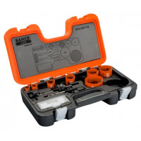 Набір біметалевих коронок Bahco, 9 предметів, для дерева та металу [3834-SET-72]