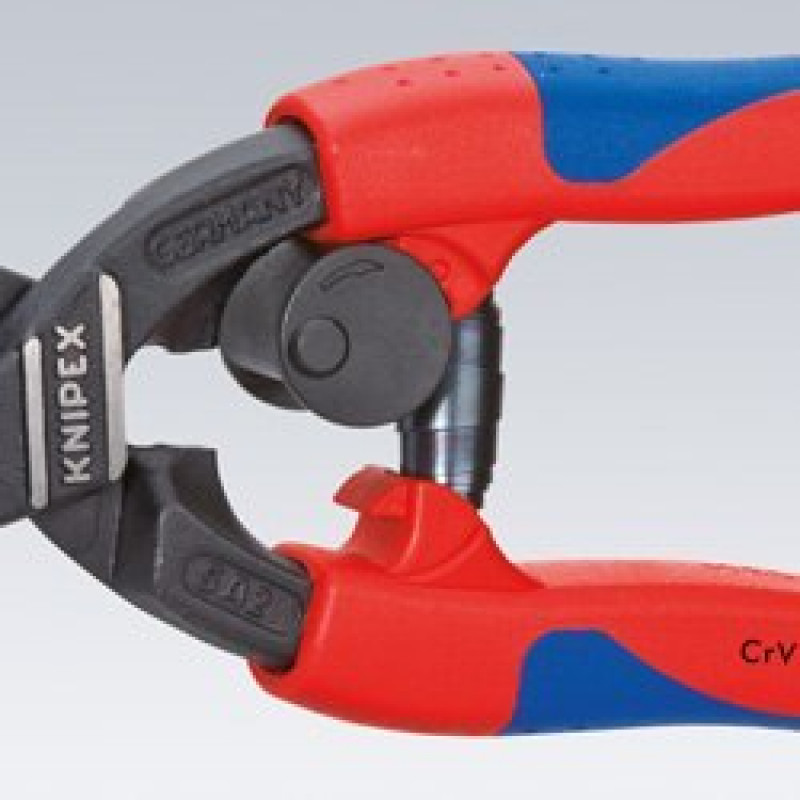 Кусачки для проволоки CoBolt с изгибом 20º и пружиной, длина 200 мм, Knipex [71 22 200 T]