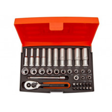 Набор стандартных и удлиненных торцевых ключей и бит 1/4, 37 шт. BAHCO [SL25L]