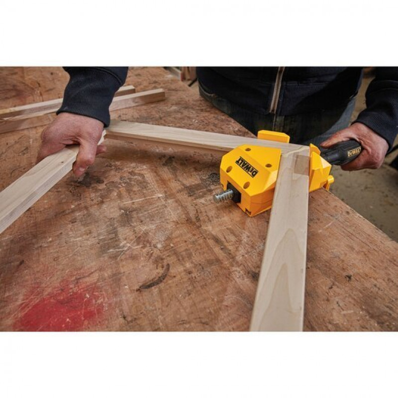 Угловой зажим 90° с зажимами, угловые тиски 55 мм, DeWalt [DWHT83853-0]