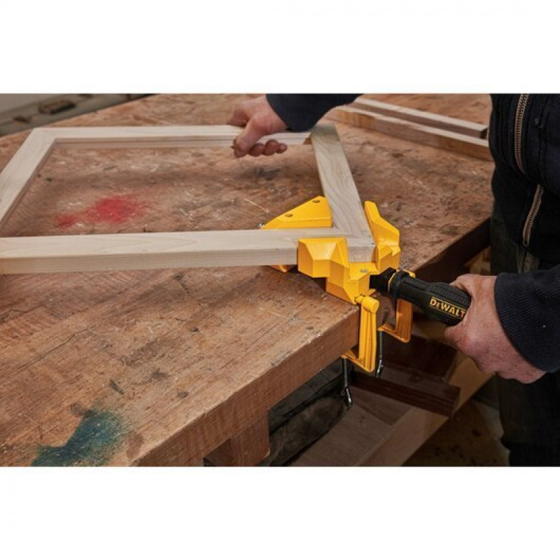 Угловой зажим 90° с зажимами, угловые тиски 55 мм, DeWalt [DWHT83853-0]