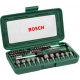 Набір із 46 біт та головок з викруткою, BOSCH [2607019504]