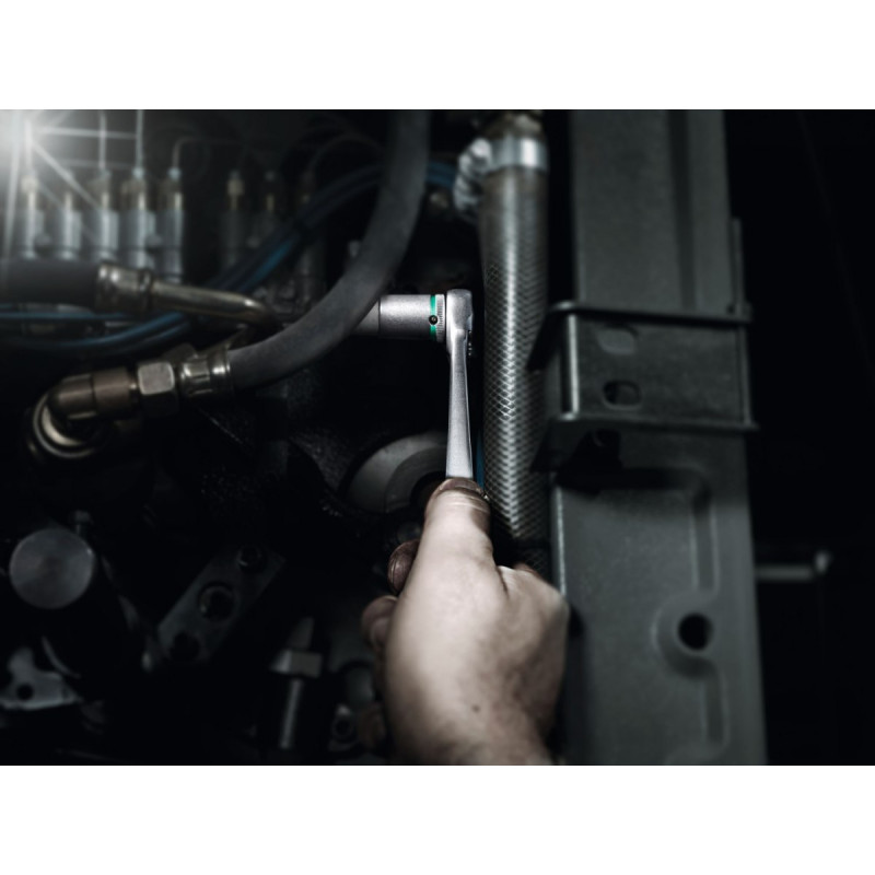 Тріскачковий ключ 1/4'' 76 зубів 141 мм Zyklop Metal 8003 A Wera [05004003001]