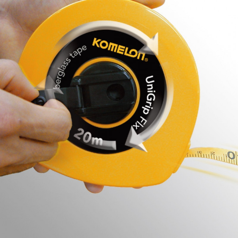 Рулетка Komelon 30м [FUN30/G], UniGrip Neo