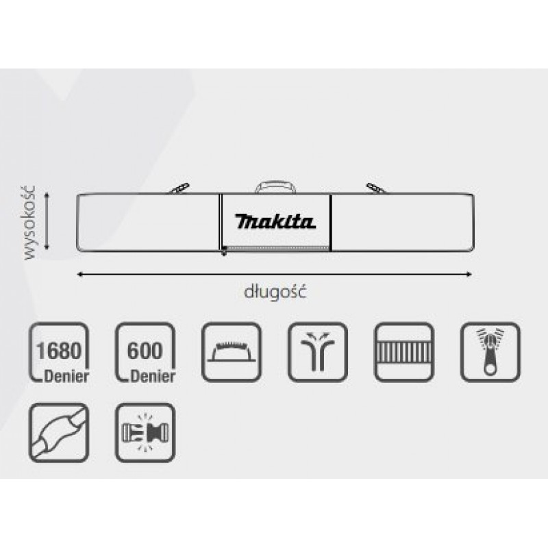 Накладка на шину 1,5 м Makita [E-05664]