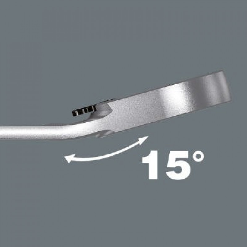 Набір з 11 ріжкових ключів з тріскачкою та перемикачем, Joker 6001 Switch 11 Set 1, 2go Wera [050200910