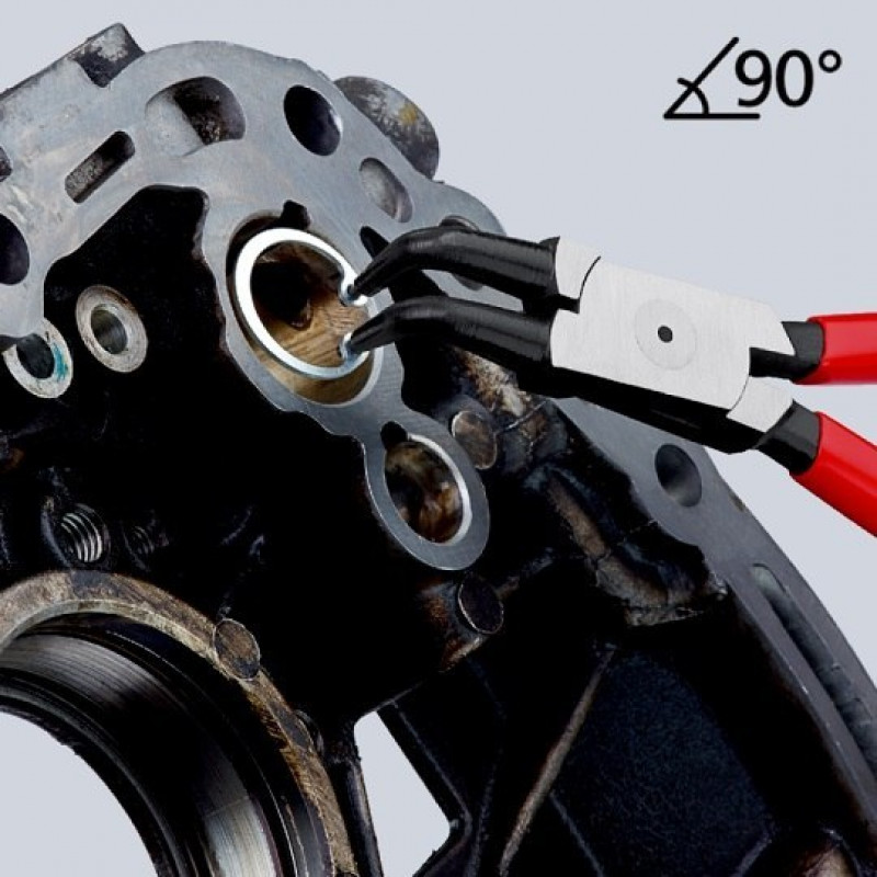 Набір із 4 плоскогубців для стопорних кілець, зовнішніх та внутрішніх, Knipex [00 19 56]