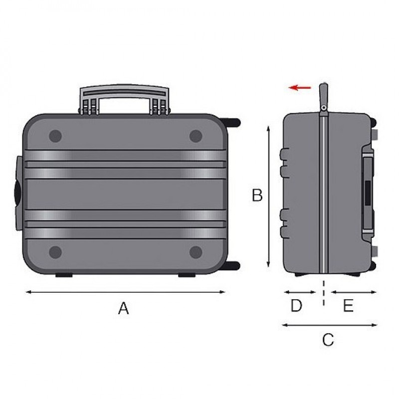 Кейс для інструментів Mega Wheels 190 PTS, GT Line [488150]