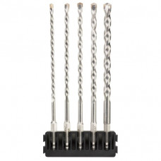 Набір із 5 свердел по бетону, 4/5/5,5/6/8 мм, шестигранник 1/4 мм, DeWALT [DT70830-QZ], сумісний із системою Tough Case+