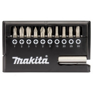 Набор бит 1/4 с магнитным держателем, 11 предм., Makita [D-30651]
