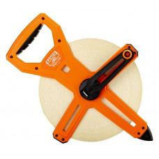 Измерительная рулетка из стекловолокна Bahco 100 м [LTS-100-E], метрическая и имперская системы