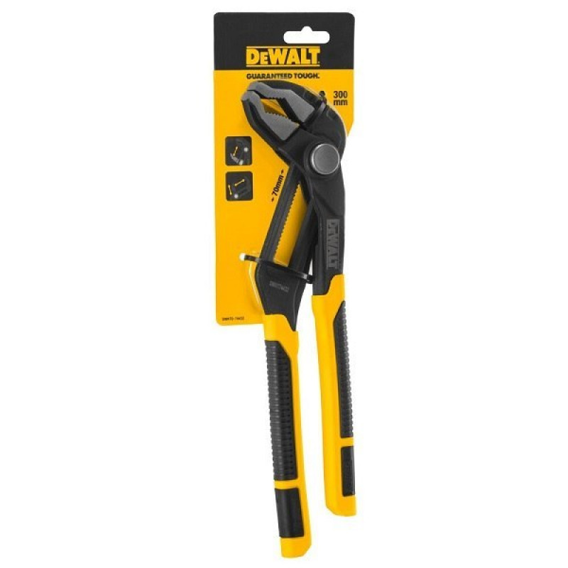 Регульовані плоскогубці DeWalt 300 мм [DWHT0-74432]