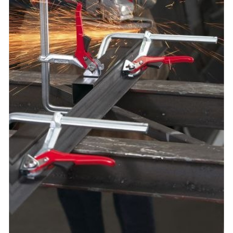 Сталевий важільний затискач Bessey 200x100 мм [GH20]