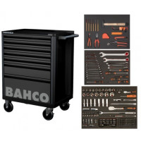 Тележка для инструментов Bahco с 7 ящиками на 216 инструментов [1472K7BKFF15SD]